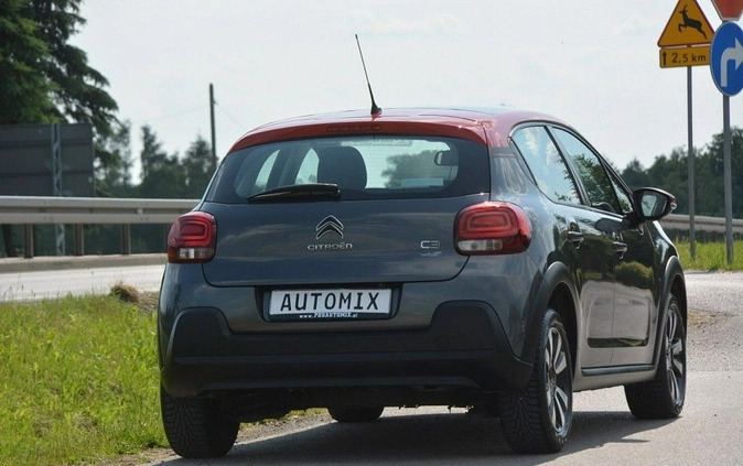 Citroen C3 cena 49300 przebieg: 87007, rok produkcji 2017 z Nekla małe 379